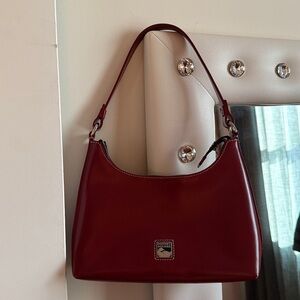 Red Leather Shoulder Bag